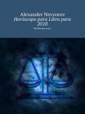cover image of Horóscopo para Libra para 2018. Horóscopo ruso